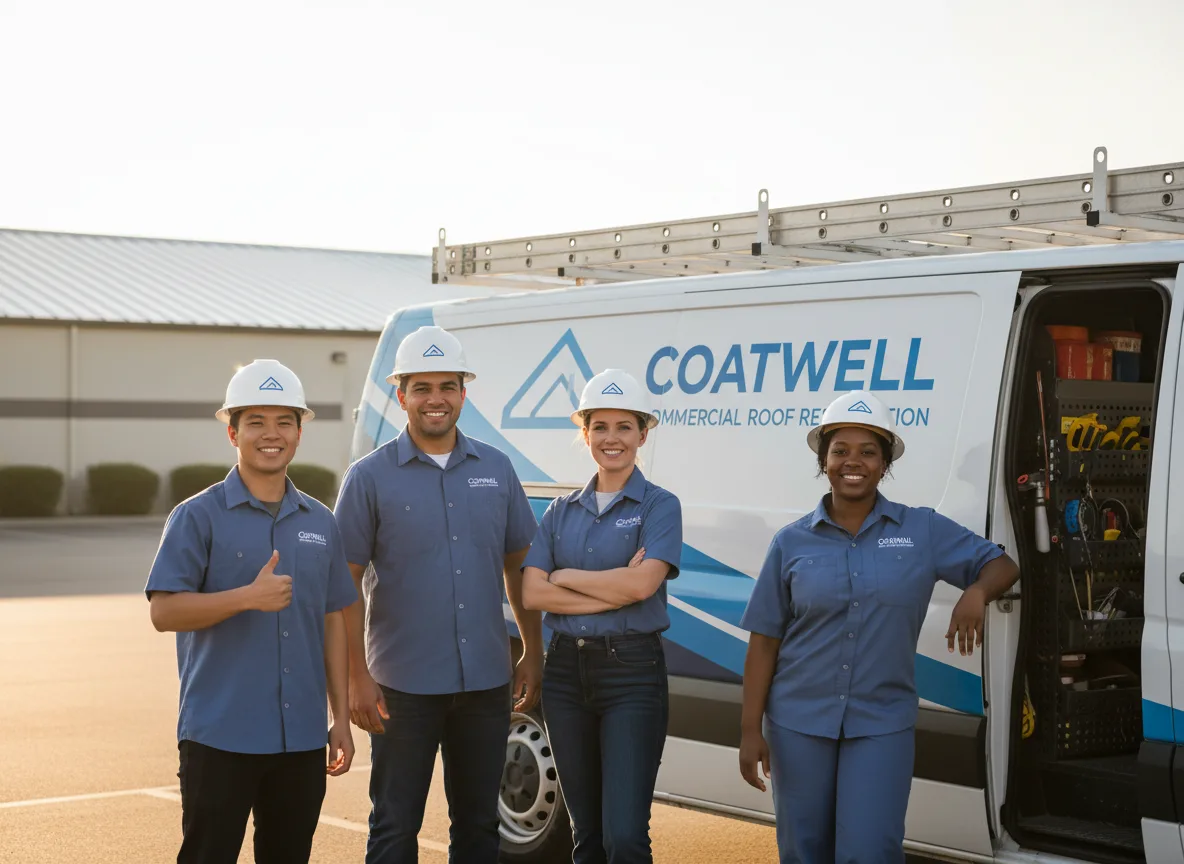 Commercial roof coating company in Selden, KS
